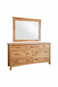 Rustic Wormy Maple Shaker Lowboy Dresser With Optional Mirror