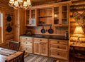 Rustic Hickory Butler's Pantry
